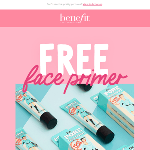 Free FULL-SIZE primer, on us!! 🤩