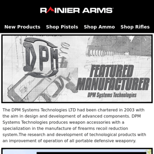 *** Featured Manufacturer DPM Systems Technologies Ltd ***