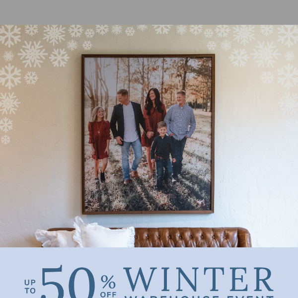 Up to 50% off!!❄️