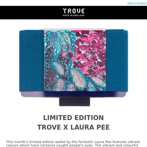 Last chance to buy our May artist collab: TROVE x Laura Pee