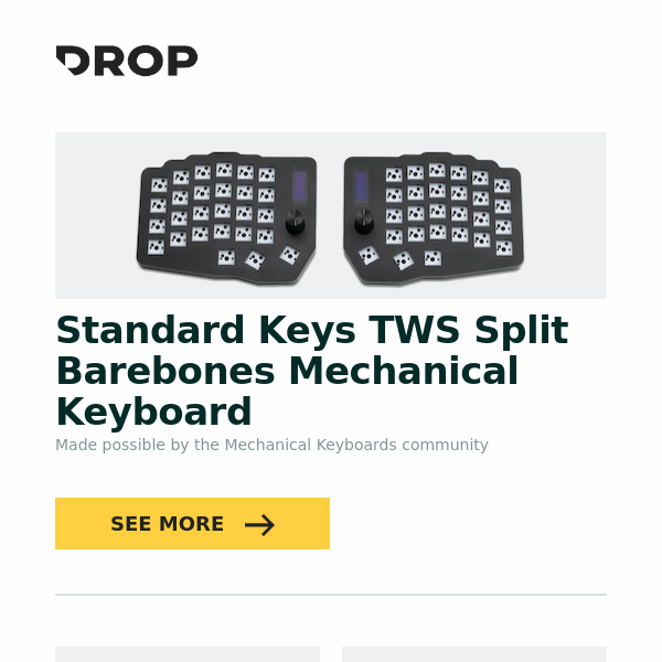 Standard Keys TWS Split Barebones Mechanical Keyboard, STATIK TaskPad Desk Mat With Built-In Wireless Charger, Campfire Audio Orbit Bluetooth Wireless Earphone and more...