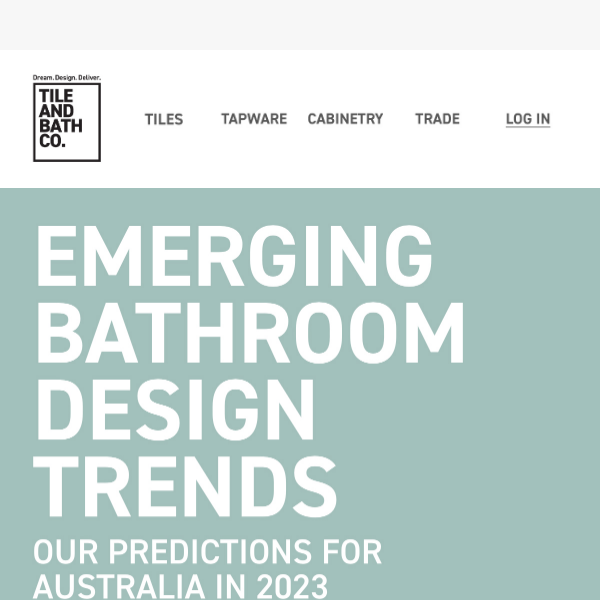 Emerging Bathroom Design Trends