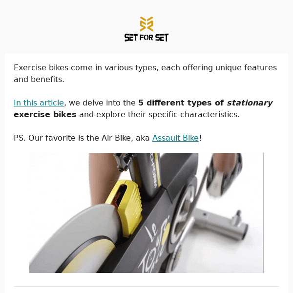 5 Types of Exercise Bikes 🚲