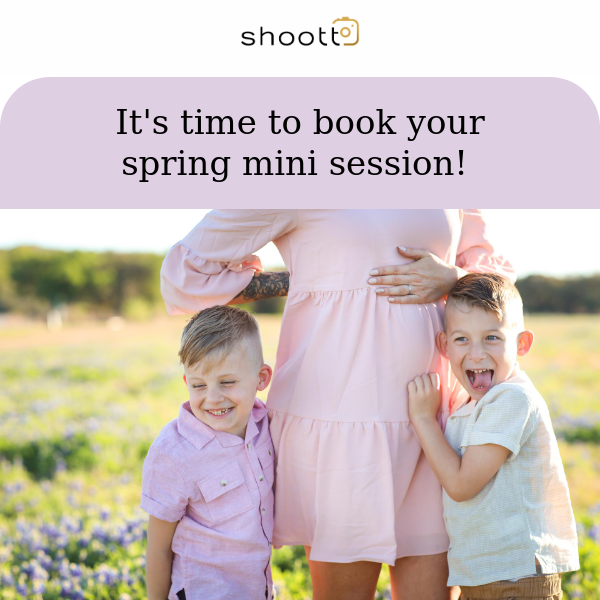 🌸 Spring bloom photo sessions 🌸