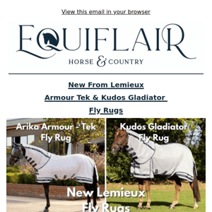 💗 New Season Lemieux Fly Rugs 💗