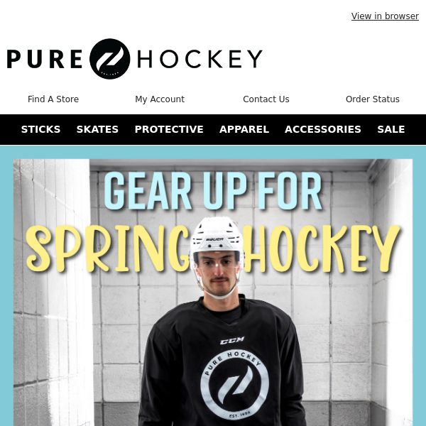 Shop Our Best-Selling Gear & Add Some Spring To Your Game!