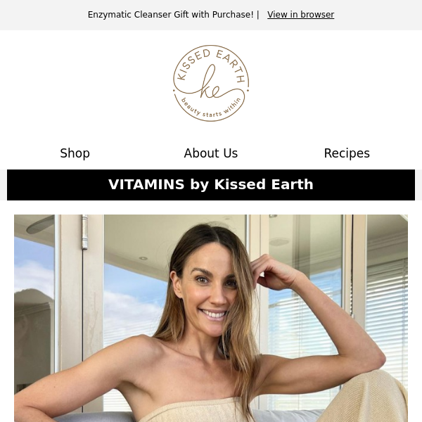 💊 VITAMINS by Kissed Earth! Receive a Gift with Purchase this weekend!