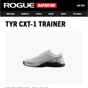 Just Launched: TYR CXT-1 Trainers