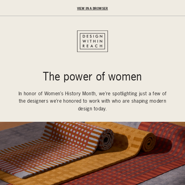 Celebrating women in design