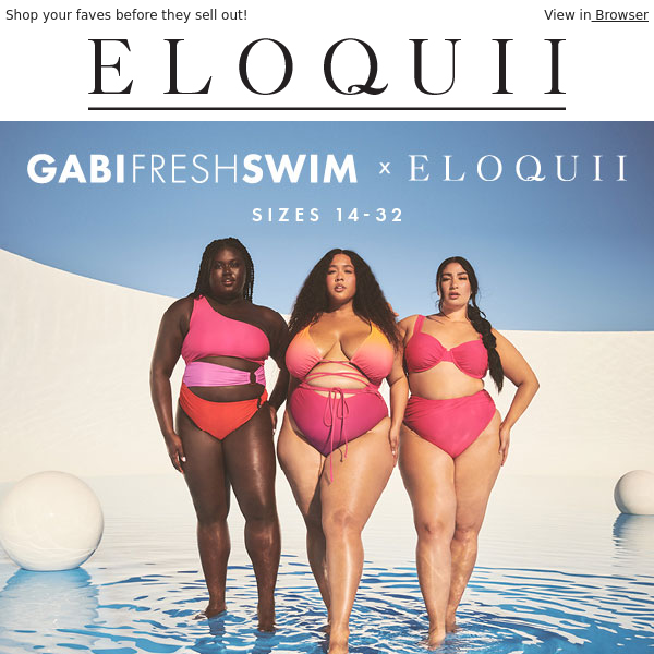 Shop my new swim collab with ELOQUII ☀