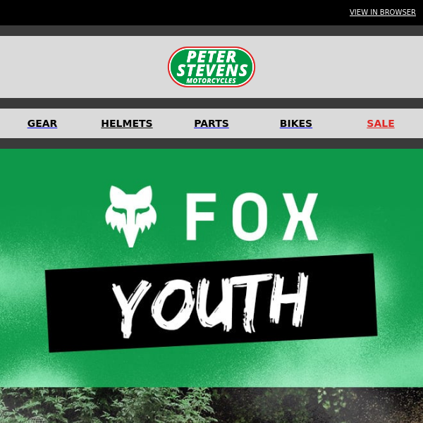 How to make your kids happy, fast…. FOX YOUTH - SHOP NOW