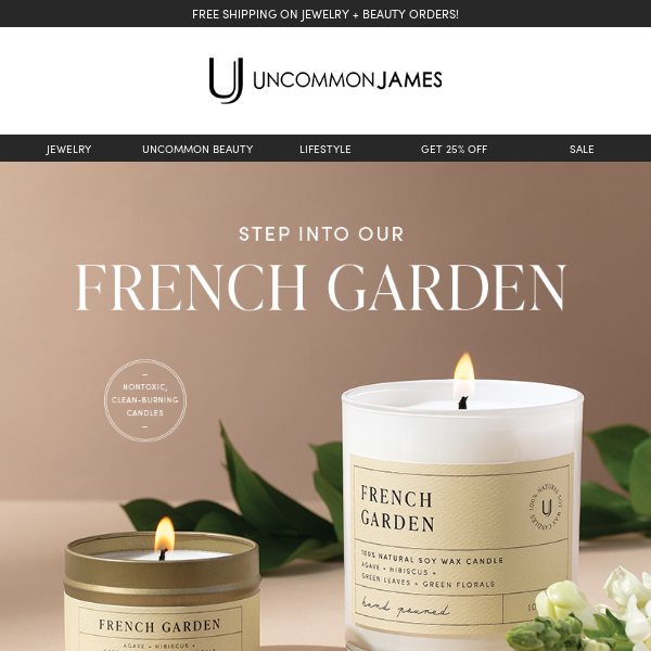 *The* spring candle you need (psst…it’s new!)