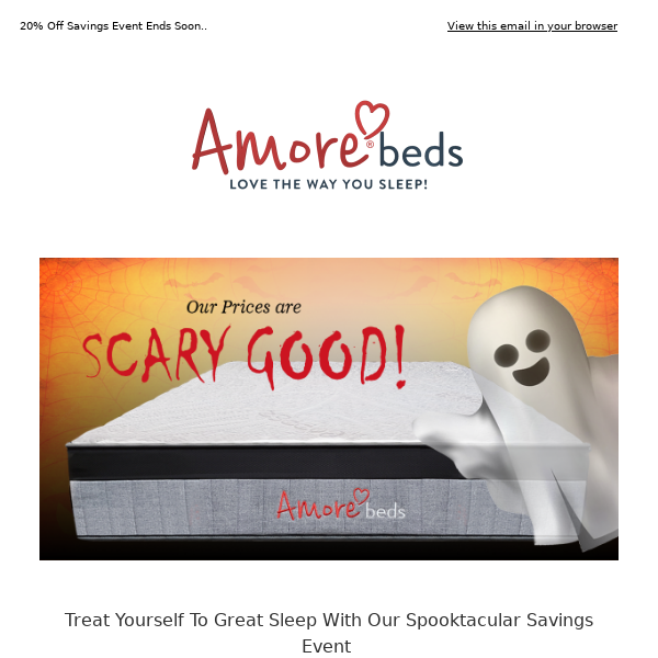 Check Out These Spooktacular Mattress Savings 😍