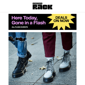 Dr. Martens for All | Kurt Geiger London Handbags & More Up to 50% Off | BCBGeneration Up to 70% Off | And More!