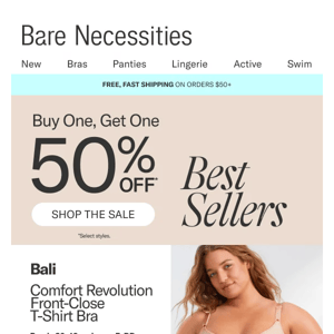 Double The Deal: BOGO 50% Off Bras