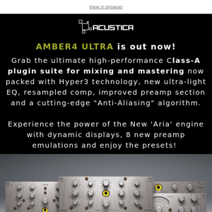 Amber4 Ultra is out now!