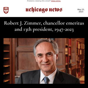 Remembering Robert J. Zimmer