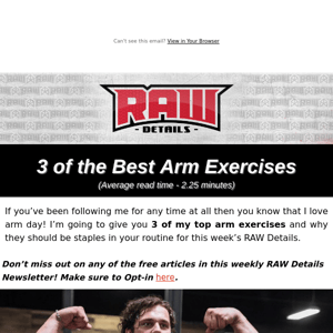 Are these staples in your arm day routine? 💪