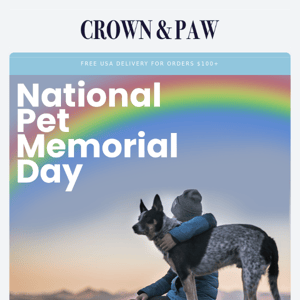 National Pet Memorial Day 🐶 ❤️