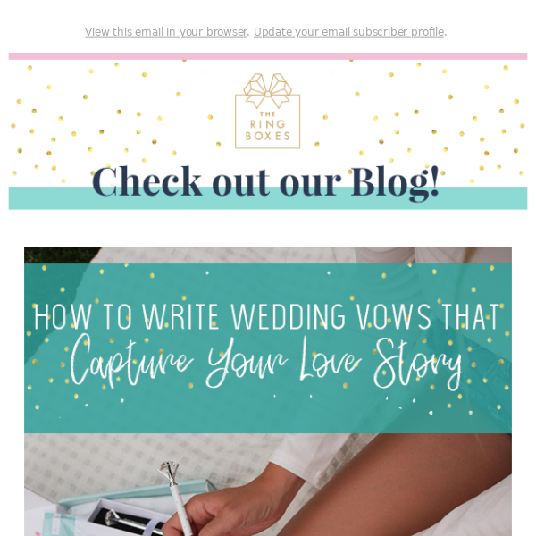 Amazing tips to help you write your vows 👰