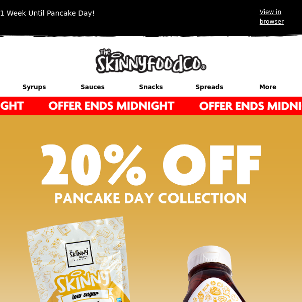 Stack up the Savings - 20% Off 🥞