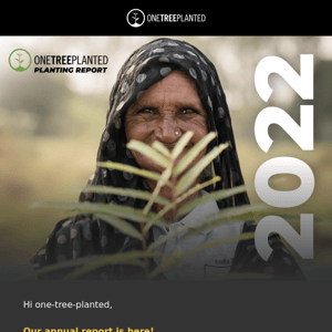 Our 2022 report is here...🌱