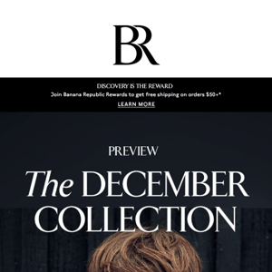 First Look: The December Collection