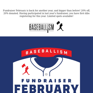 Fundraiser February 2024 early sign-ups