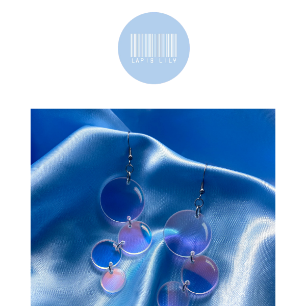 BACK IN: Bubble Cluster Dangle Earrings