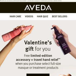 Receive an accessory + travel hand relief with full-size purchase