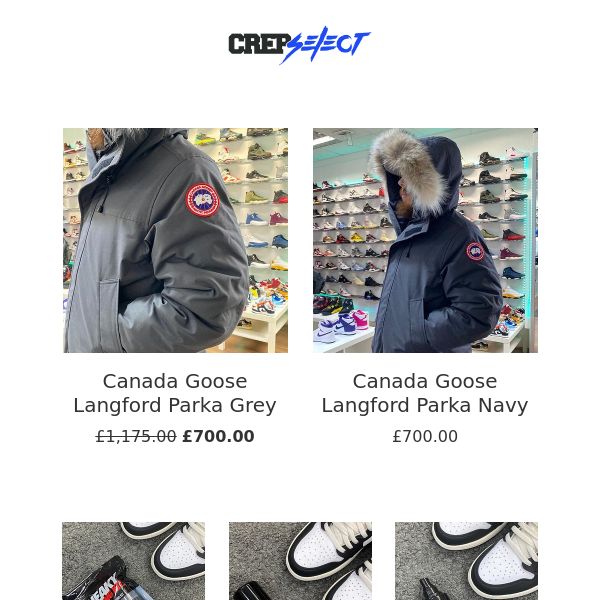 Canada Goose less than half price... 👀