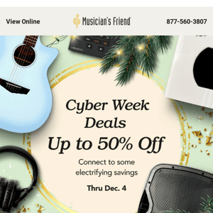 Starting today: Cyber Week deals
