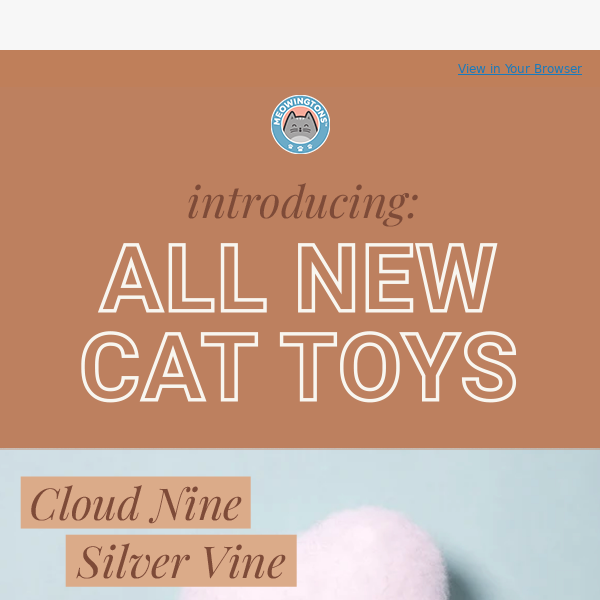 INTRODUCING: All-New Silvervine Cat Toys 😻