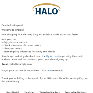 Welcome to HALO®