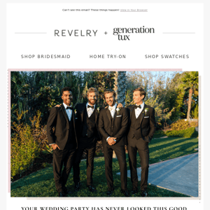 An offer from our friends at GenerationTux!