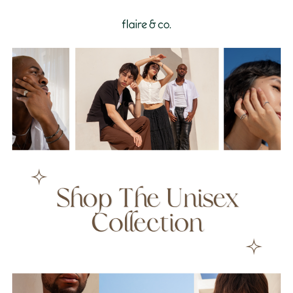 SHOP OUR UNISEX COLLECTION! ✨