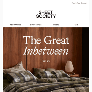 Fall with Sheet Society