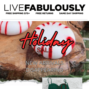 🎅🏾 30% off all weekend at Live Fabulously!