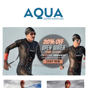 🔊 20% OFF Open Water 😋😋 Wetsuits & Accessories 🏃