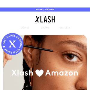 XLASH NOW ON AMAZON 💙