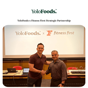 🟢 YoloFoods x Fitness First now LIVE