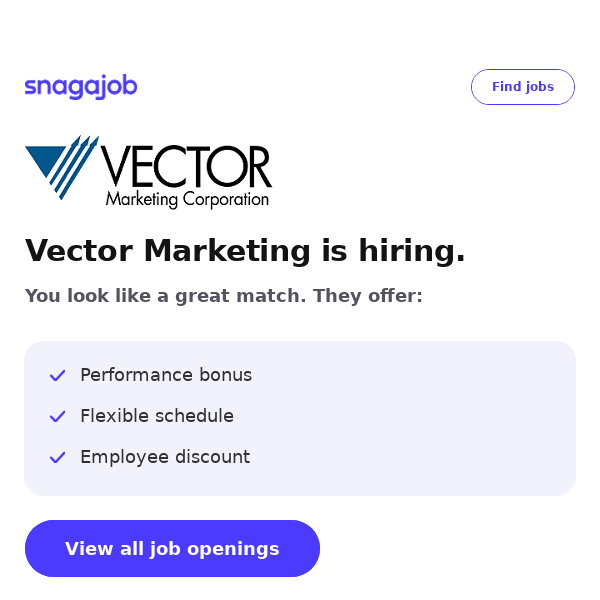 Vector Marketing is hiring near you