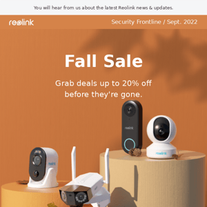 Up to 20% Off Flash Deals - Enjoy the Great Start of Our Fall Sale.