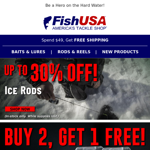 Deep Ice Fishing Discounts Start Now!