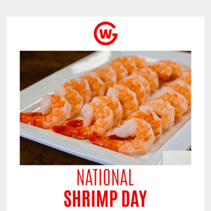 Tomorrow is National Shrimp Day 🍤