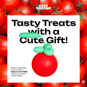 🎁 Cute Free Gift with Your Cake