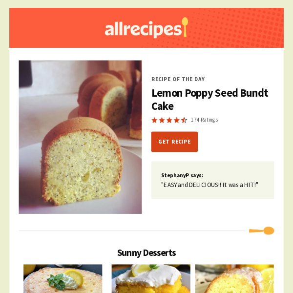 Lemon Poppy Seed Bundt Cake