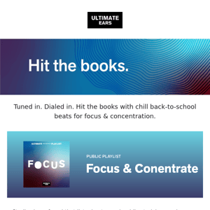 New Playlist: Find your Focus