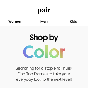 Shop by Color 🌈