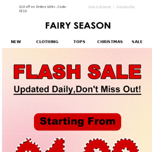 Flash Sale, Updated Daily!